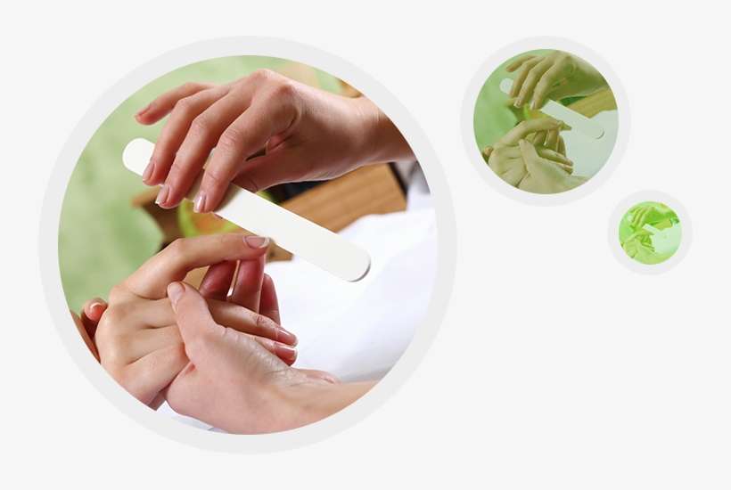 Facebook Logo-blue Nails - Manicure And Pedicure Png, transparent png download