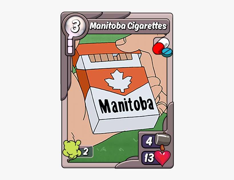 Manitoba-cigarettes - Animation Throwdown: The Quest For Cards, transparent png download