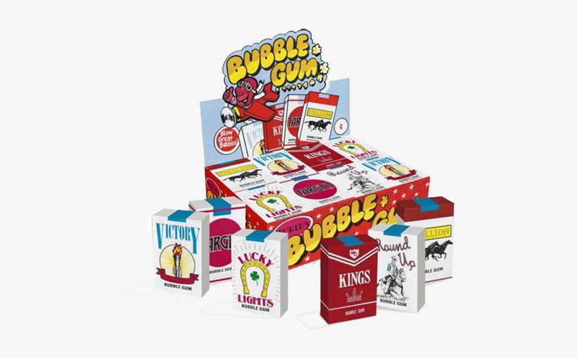 Bubble Gum Cigarettes For Fresh Candy And Great Service, - World's Bubble Gum Cigarettes 24 Pack, transparent png download