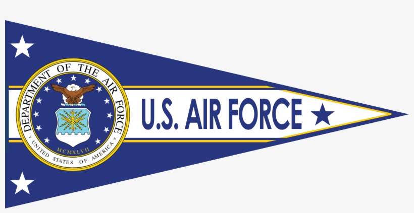 Air Force Pennant - Us Airforce Pennants, transparent png download