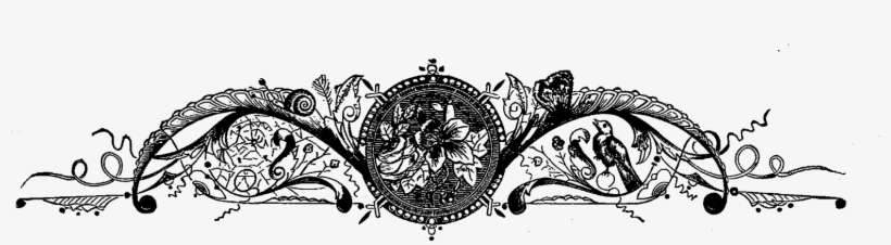 Vintage Border Design Images - Headpiece, transparent png download