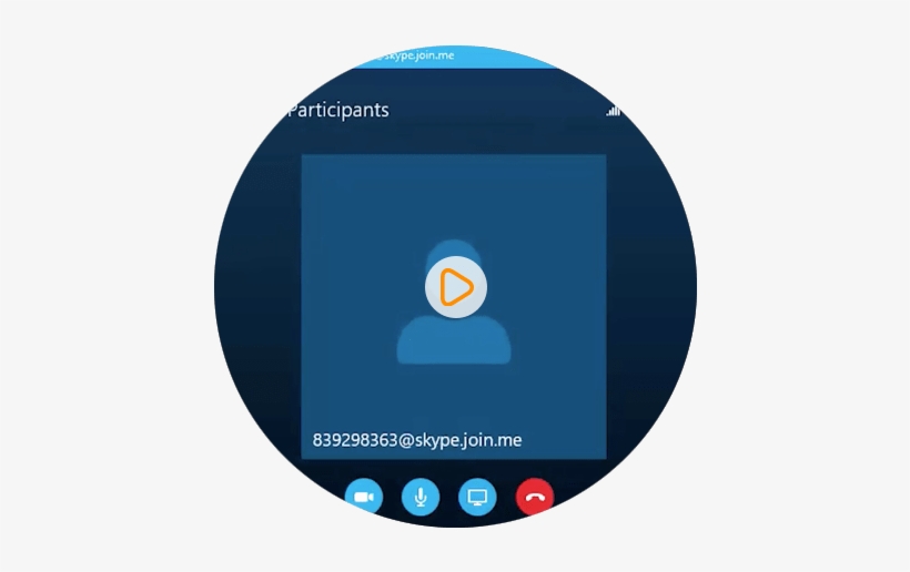 Skype Videoimage Png Min Png - Circle, transparent png download