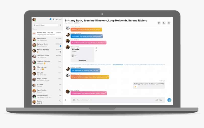 Skype - New Skype, transparent png download