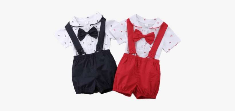 Naval Theme Little Gentleman Short Sleeves Shirt With - Clothing, transparent png download