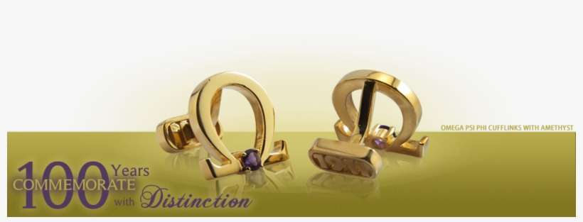 Personalized Distinction™ Customized Cufflinks, Lapel - Omega Psi Phi Pins And Cufflinks, transparent png download