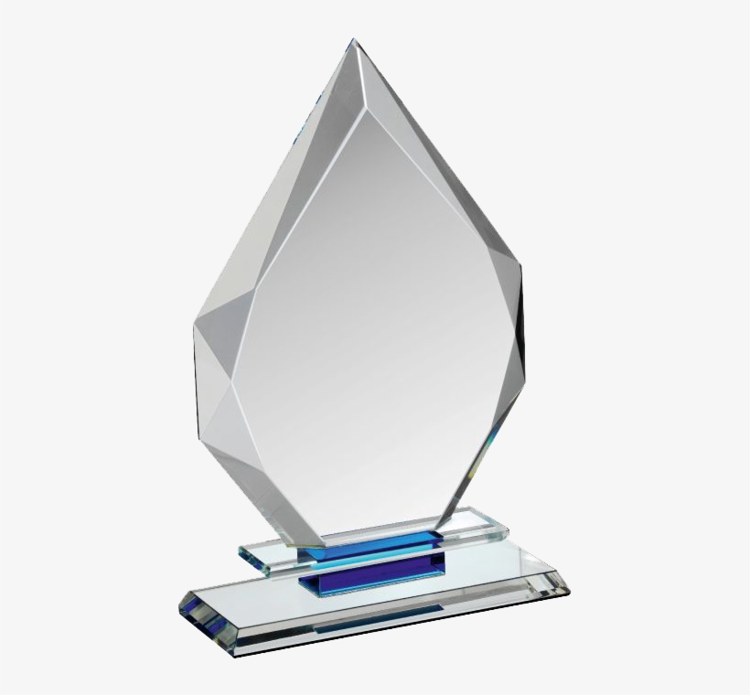 Glass Award Png Photos - Award Trophy Crystal Png, transparent png download