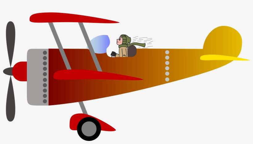Big Image - Biplane Clipart, transparent png download