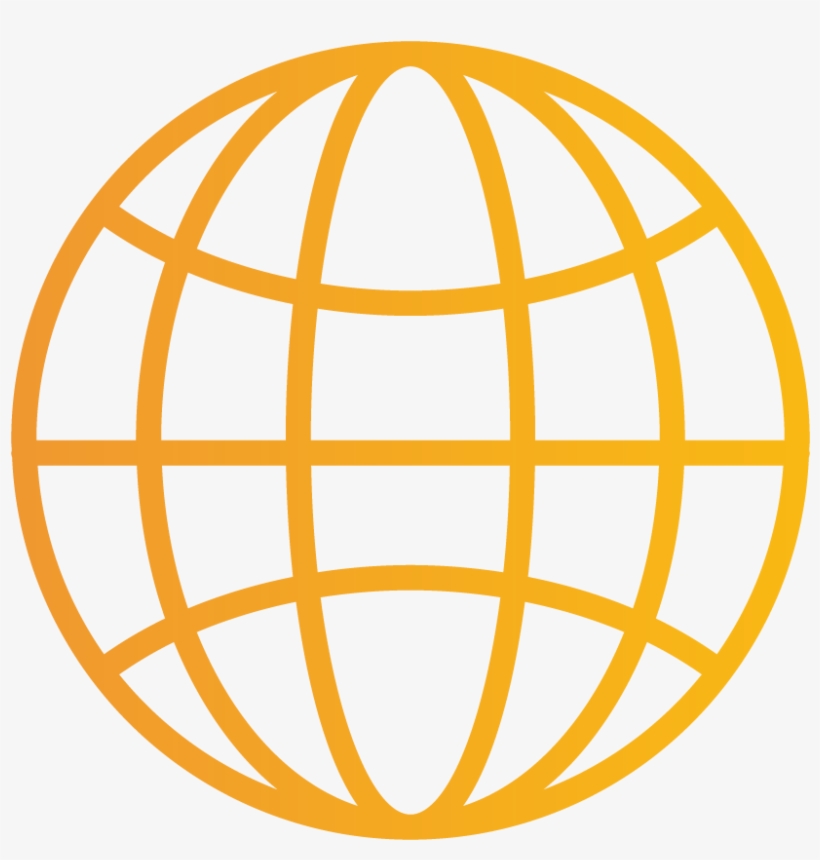 Download Cryptonet Network Icon Color - Outline Globe | Transparent PNG ...
