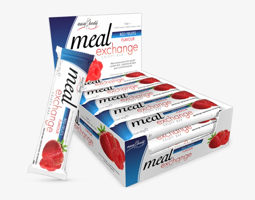 Qnt Direct Meal Exchange Bar Red Fruits 15 X 60g - Easy Body Meal Exchange (1 Bar) Red Fruits, transparent png download