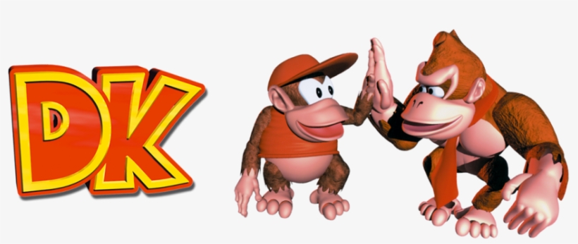 Ci16 Gba Donkeykongcountry Highfive - Donkey Kong Dk, transparent png download