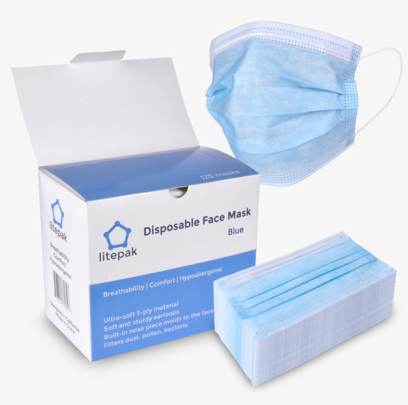 Surgical Face Mask Bulk Wholesale - Face, transparent png download
