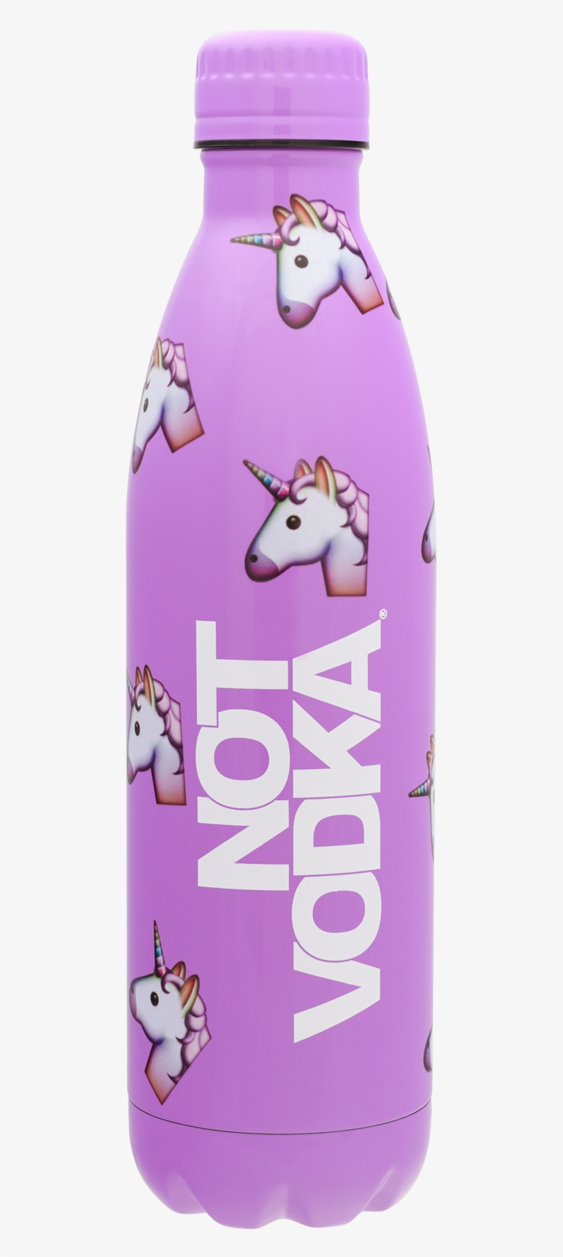 Bullet Bottle - Not Vodka Unicorn Water Bottle, transparent png download