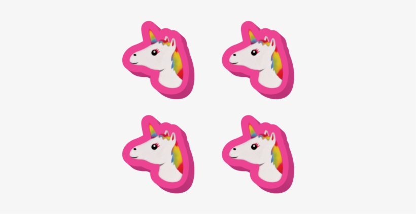 Unicorn Emoji Mini Eraser - Emoji, transparent png download