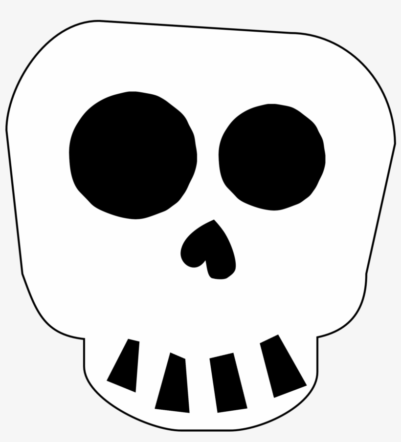 Free Printable Halloween Skull Decoration Banner - Design, transparent png download