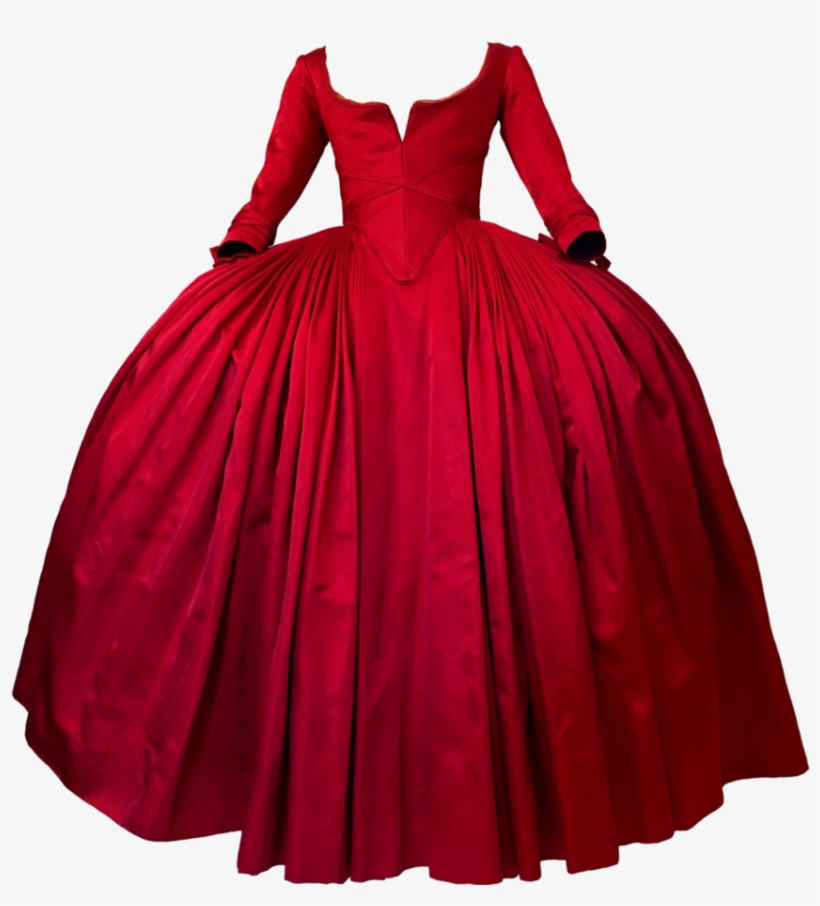 Red Dress Png - Red Gown Dress Png, transparent png download