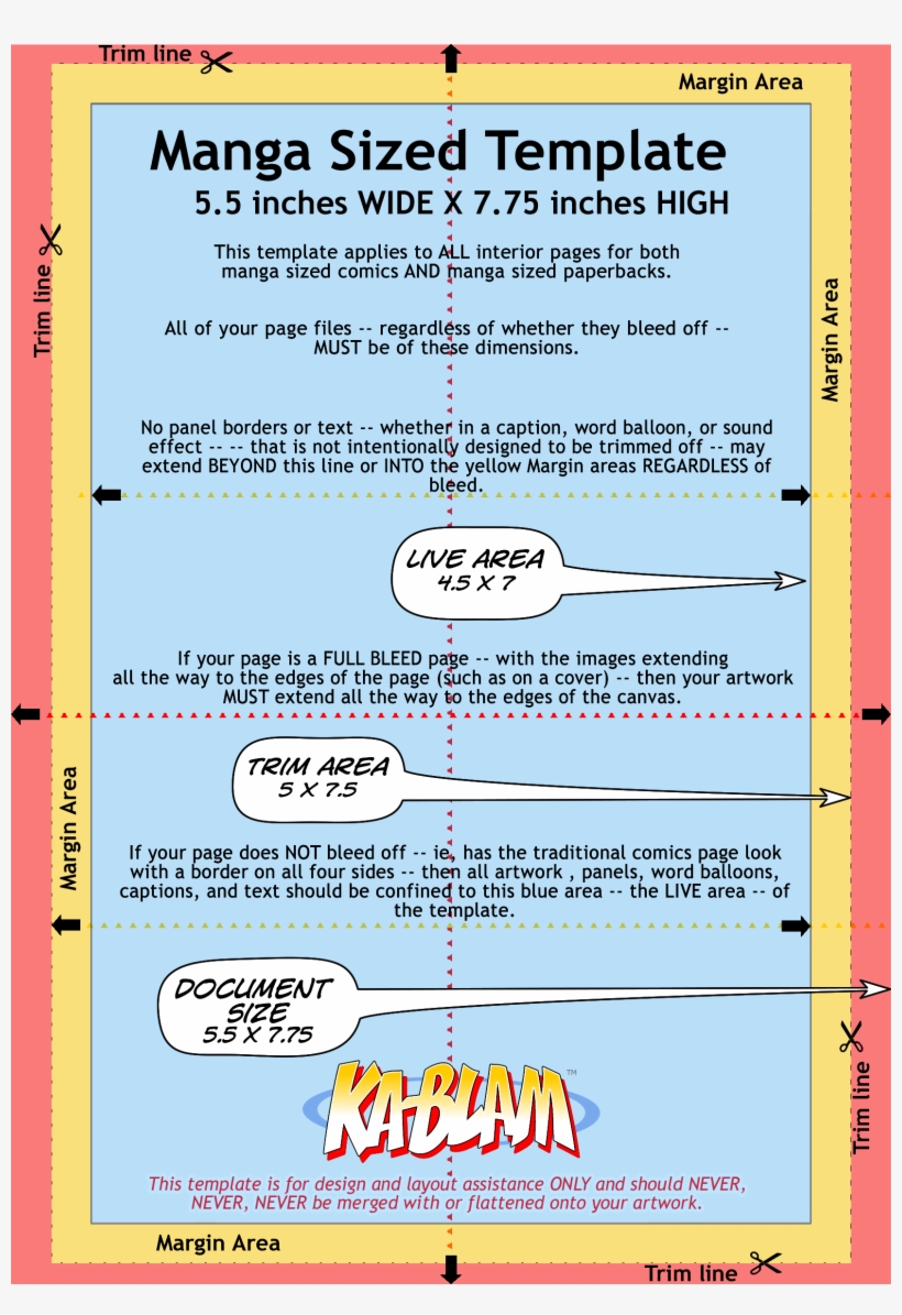 This - Manga Size Template, transparent png download