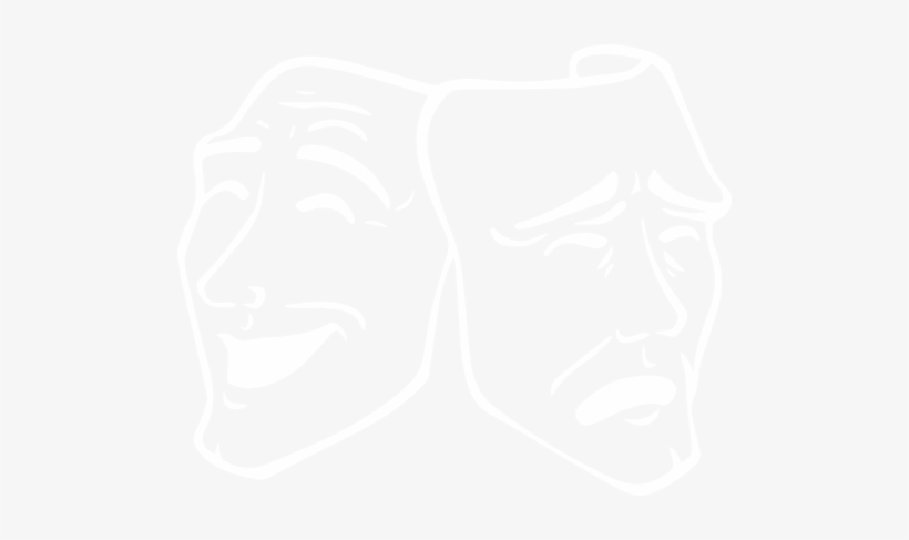 Drama-masks - Illustration, transparent png download
