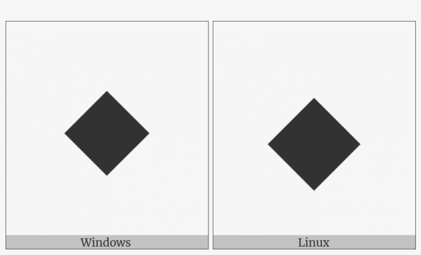 Black Diamond On Various Operating Systems - Utf-8, transparent png download