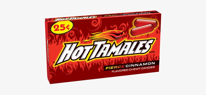 Hot Tamales Fierce Cinnamon Chewy Candies - Hot Tamales, transparent png download
