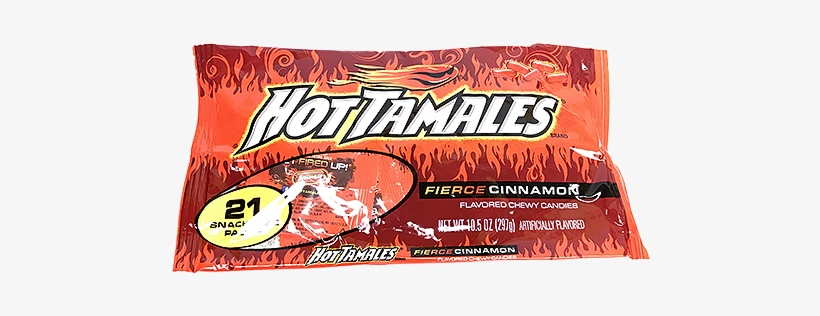 Hot Tamales Fierce Cinnamon Chewy Candies Snack Size - Just Born Hot Tamales Cinnamon 1 Lb, transparent png download