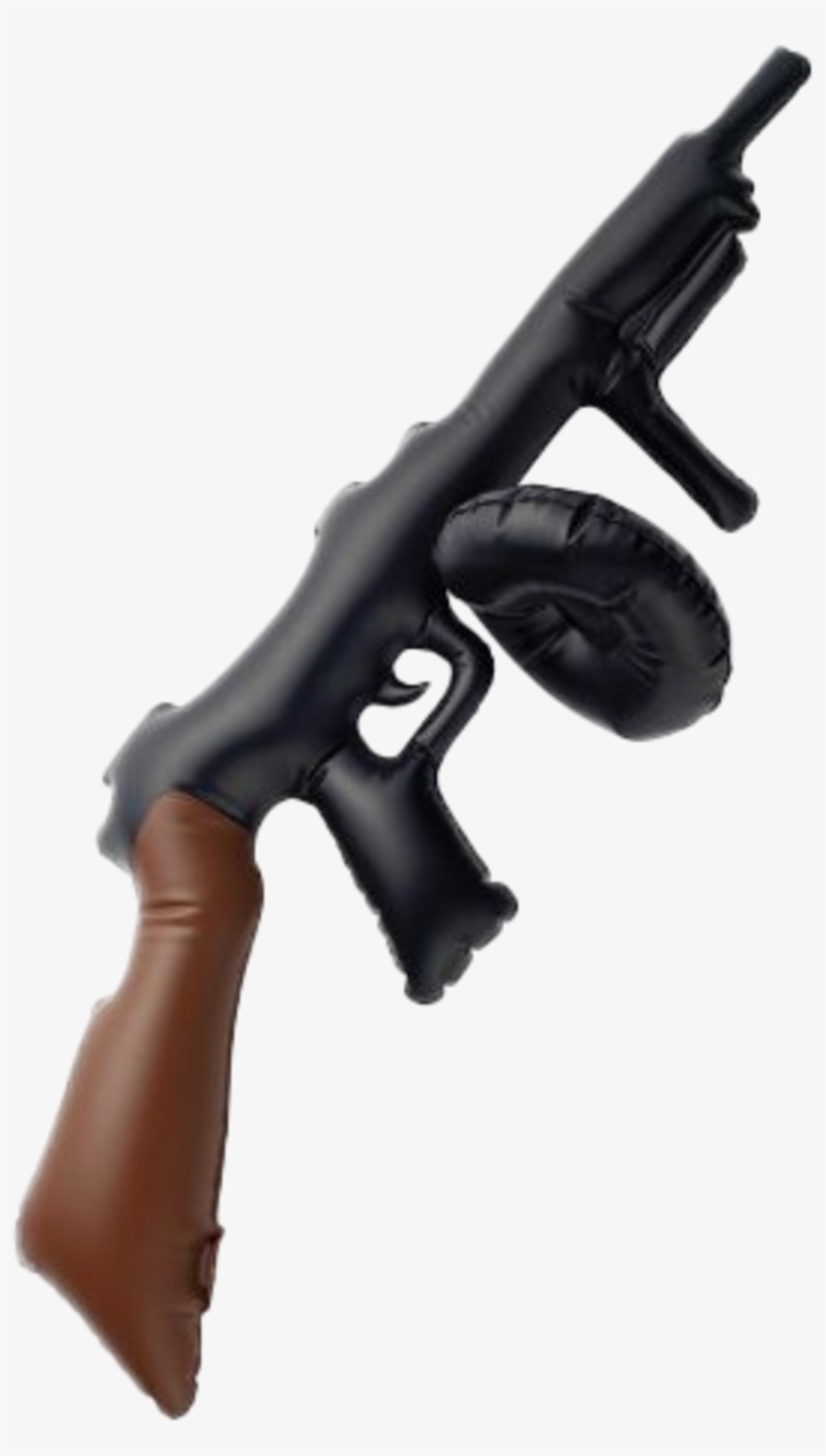 Inflatable Tommy Gun - Tommy Gun Gangster, transparent png download
