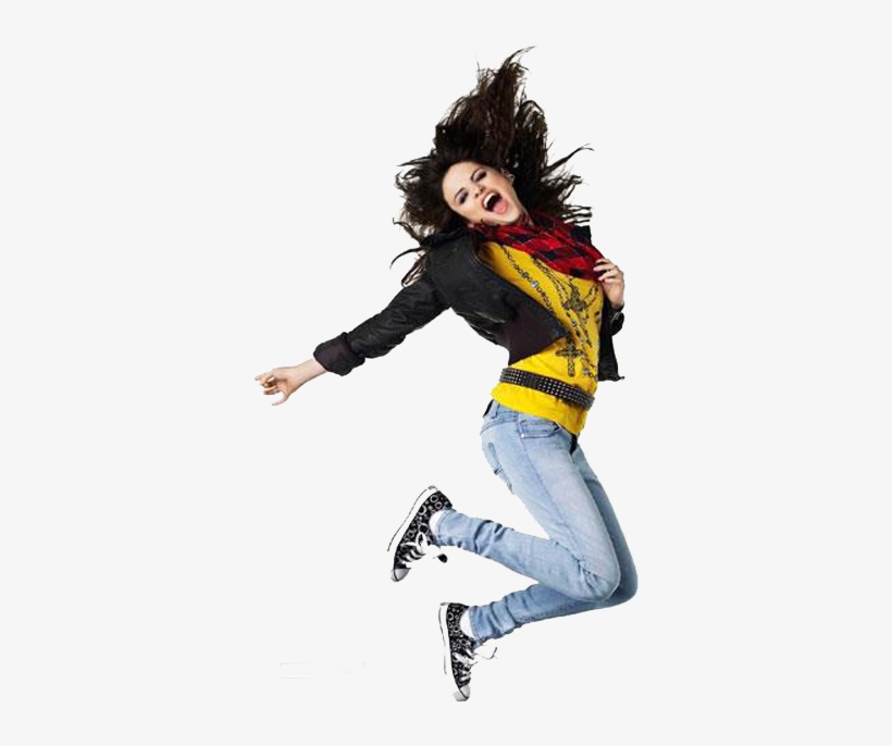 Jumping, Png, And Selena Gomez Image - Selena Gomez Jumping Png, transparent png download