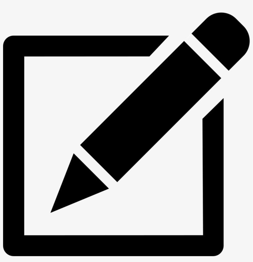 Edit Pencil Write Writing Save Comments - Save And Edit Icon, transparent png download