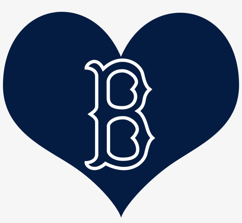 Pray For Boston Heart Blue 19 1969px 115 - Boston Red Sox Heart, transparent png download