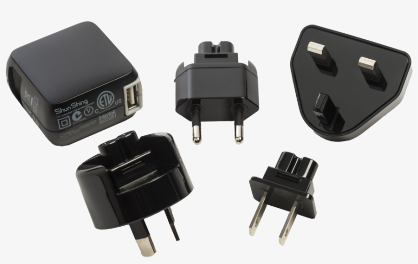 Ac Charger With International Adapters - Iridium Go Ac Charger, transparent png download