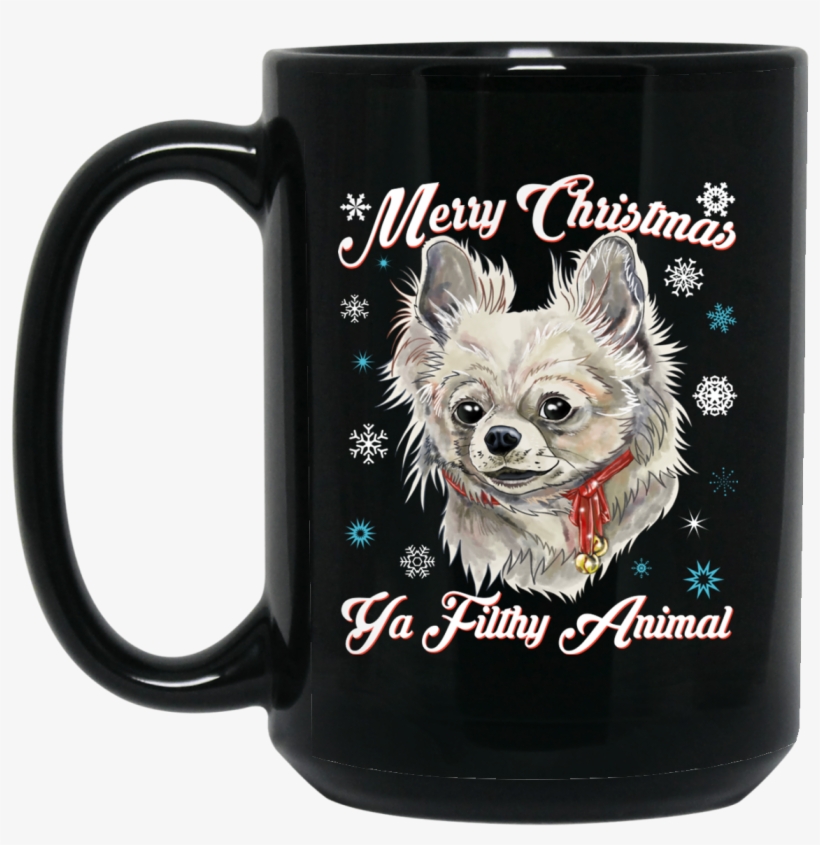 Christmas Gift Idea - Merry Woofmas Funny Dog Lover's Christmas Tee T Shirt, transparent png download