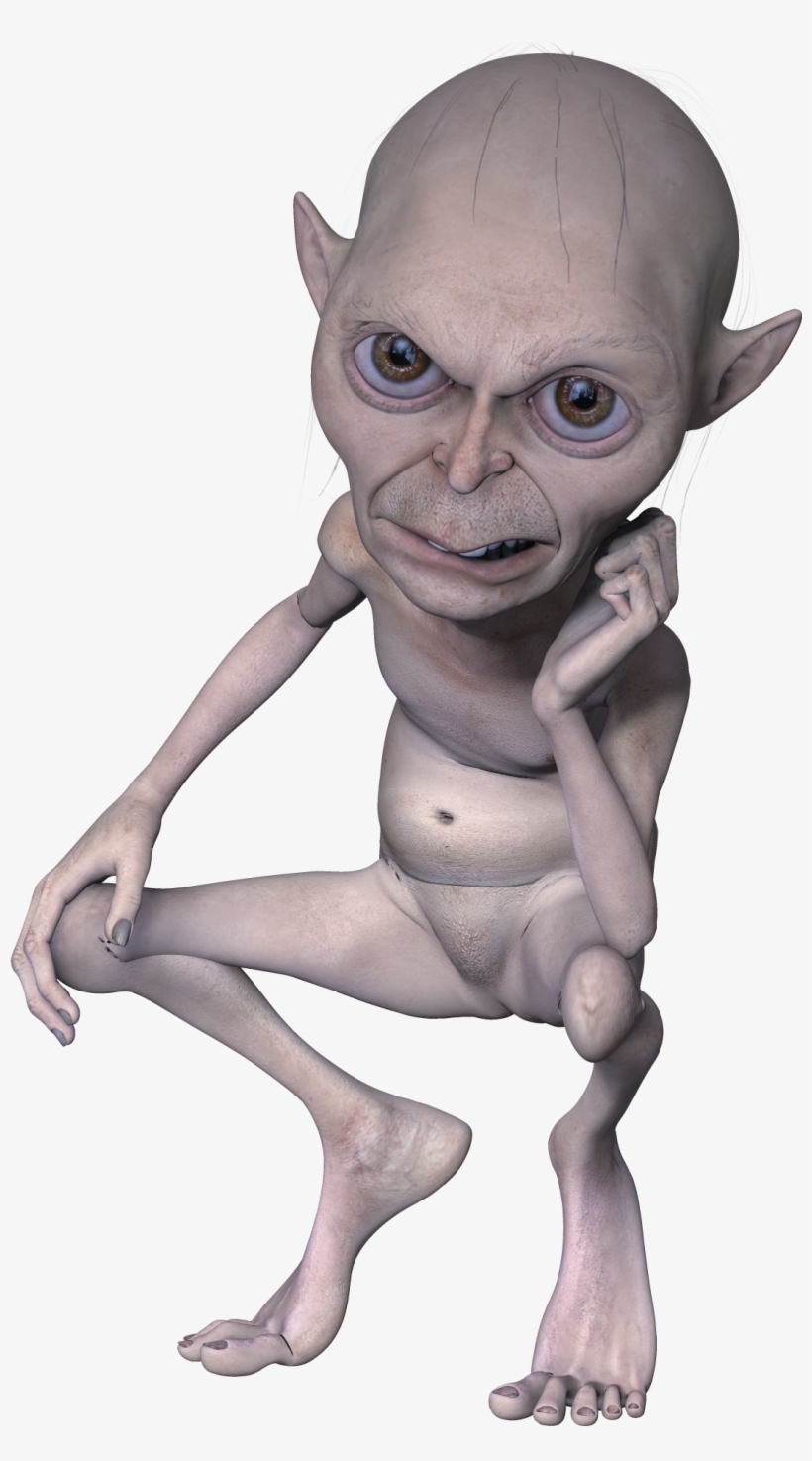 Gosha As Gollum - Cartoon, transparent png download