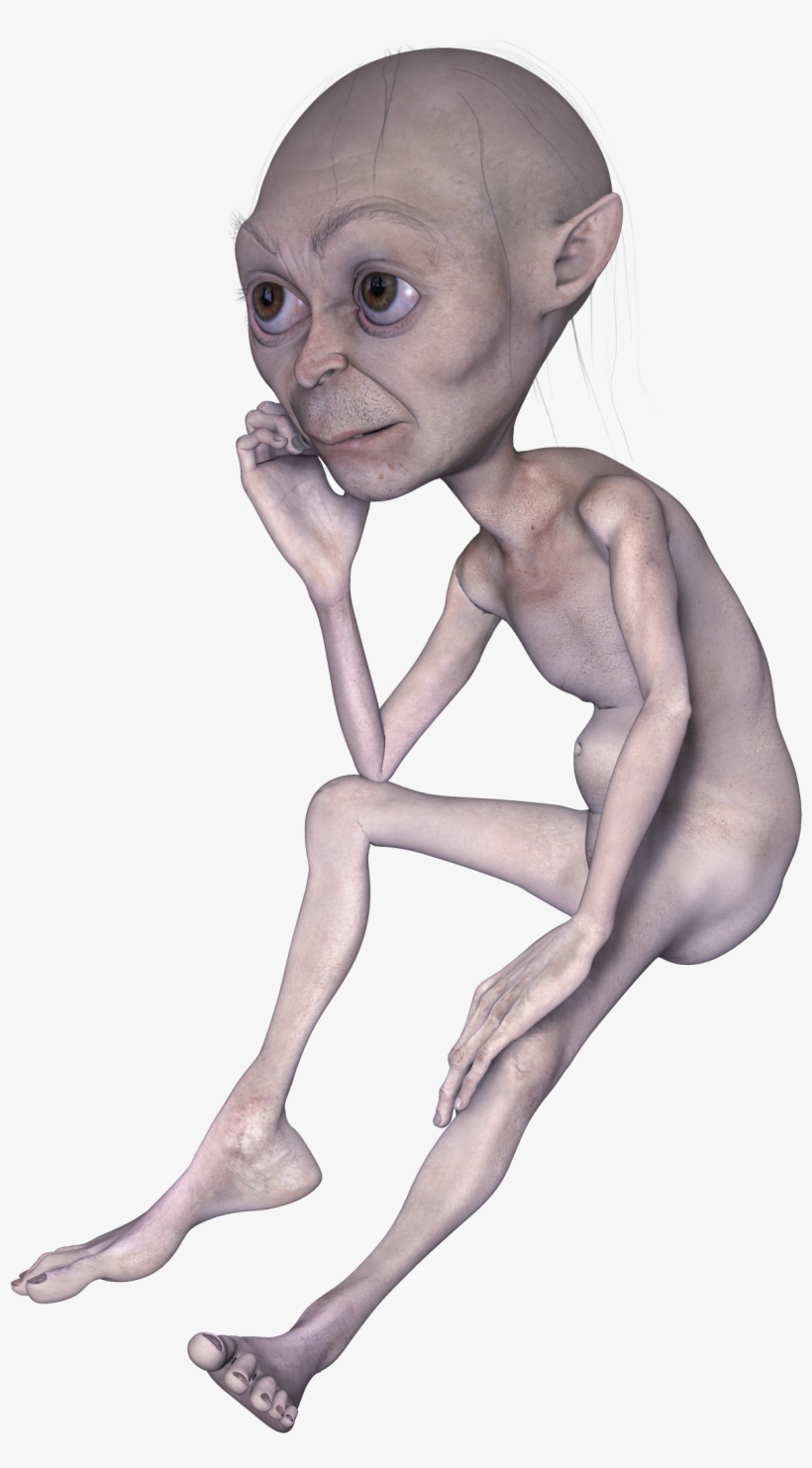 Gosha As Gollum - Illustration, transparent png download