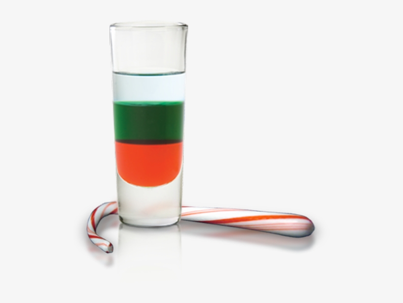Shot Stacker,layered Shots,holiday Party Drinks,shooter - Candy Cane Shot, transparent png download