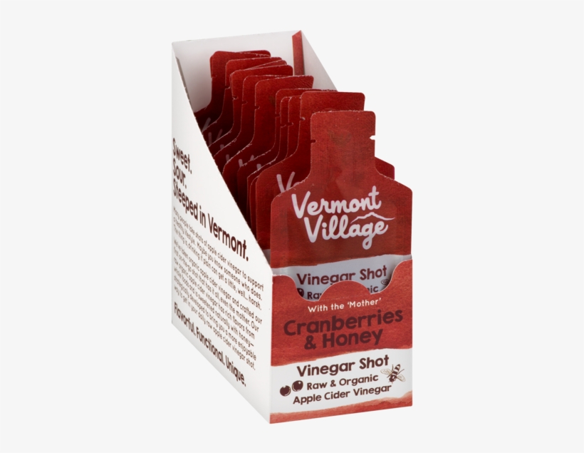 Cranberry Shot Box - Vermont Village Sipping Vinegar Ginger & Honey,, transparent png download