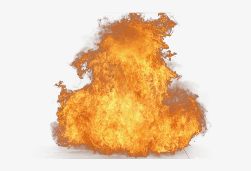 Free Png Big Yellow Fire Png Images Transparent - Explosion Transparent, transparent png download