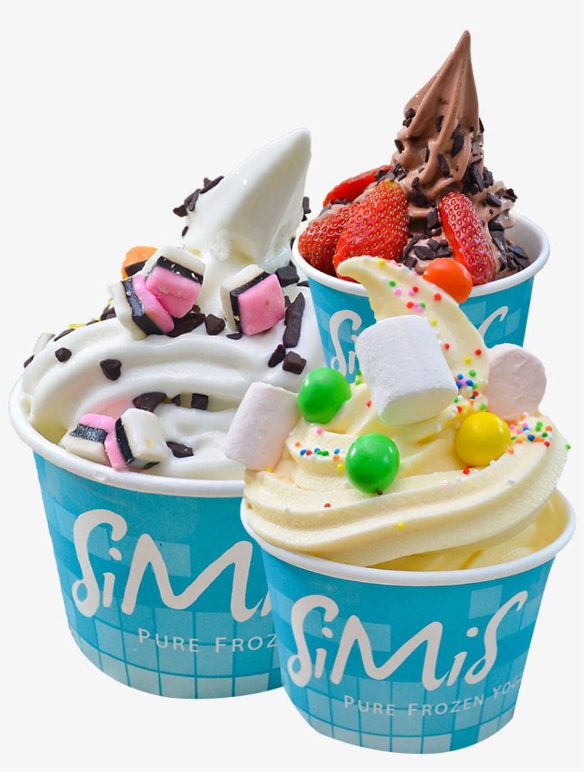 Simis Frozen Yoghurt - Frozen Yogurt Transparent, transparent png download