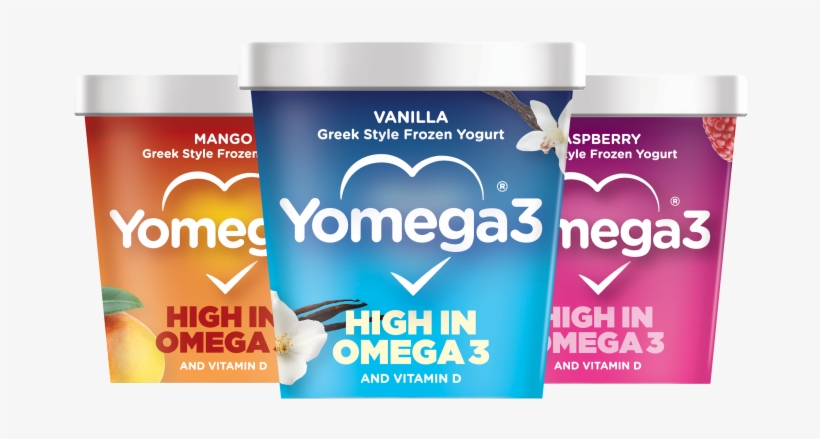 All The Health Benefits Of A Supplement, All The Taste - Frozen Yogurt Omega 3, transparent png download