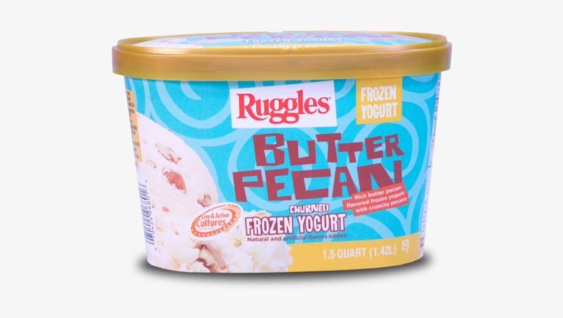 Rich Butter Pecan Flavored Frozen Yogurt - Smith Dairy, transparent png download