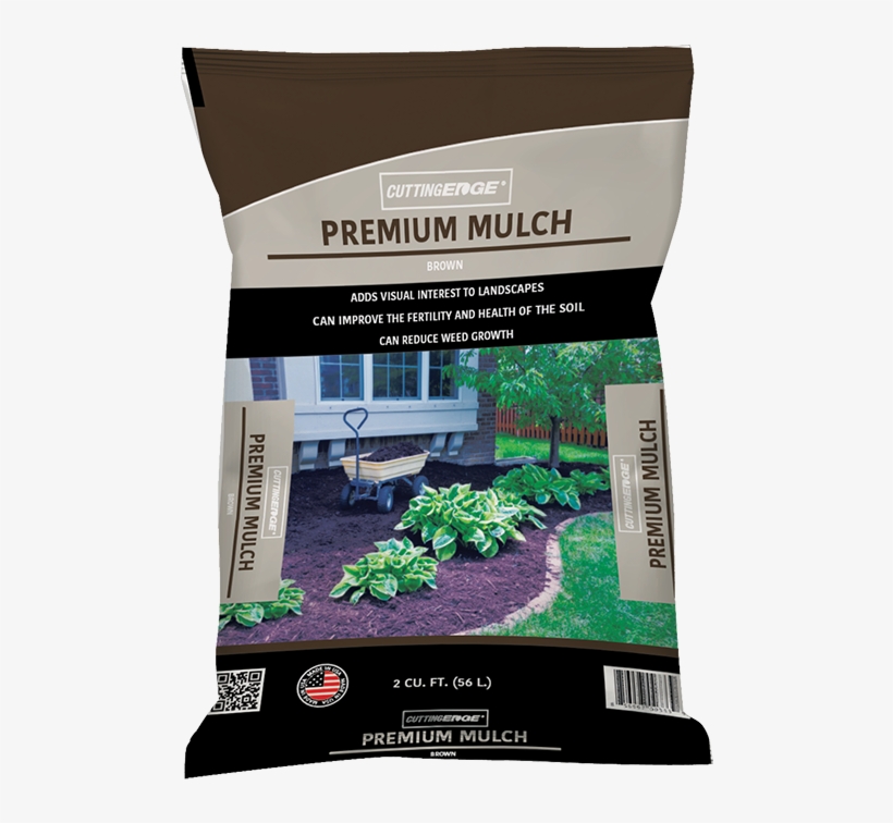Mulch And Soil - Cutting Edge 300301 2 Cu. Ft. Premium Quality Brown, transparent png download