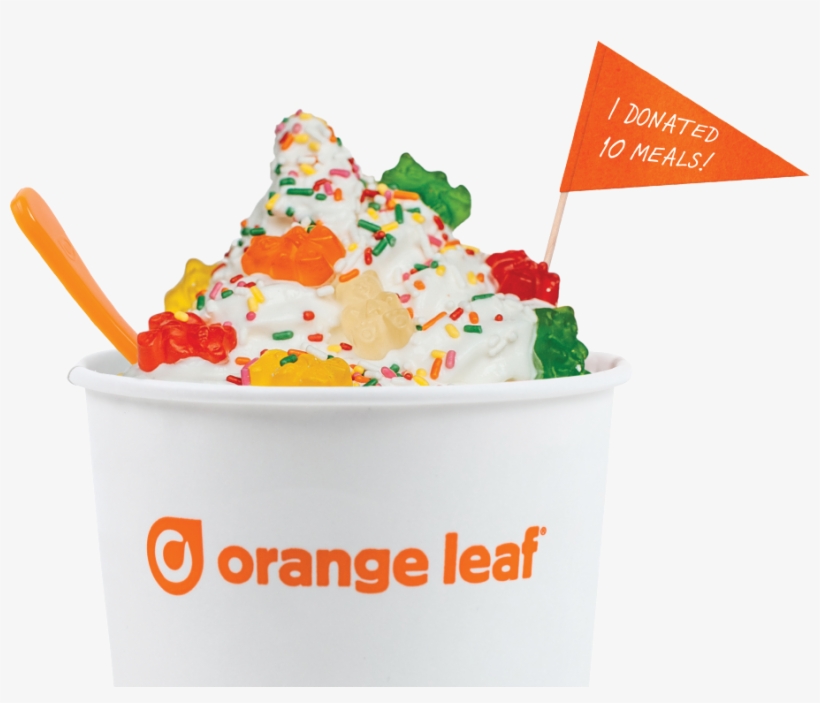 A Sweet Gift - Orange Leaf, transparent png download