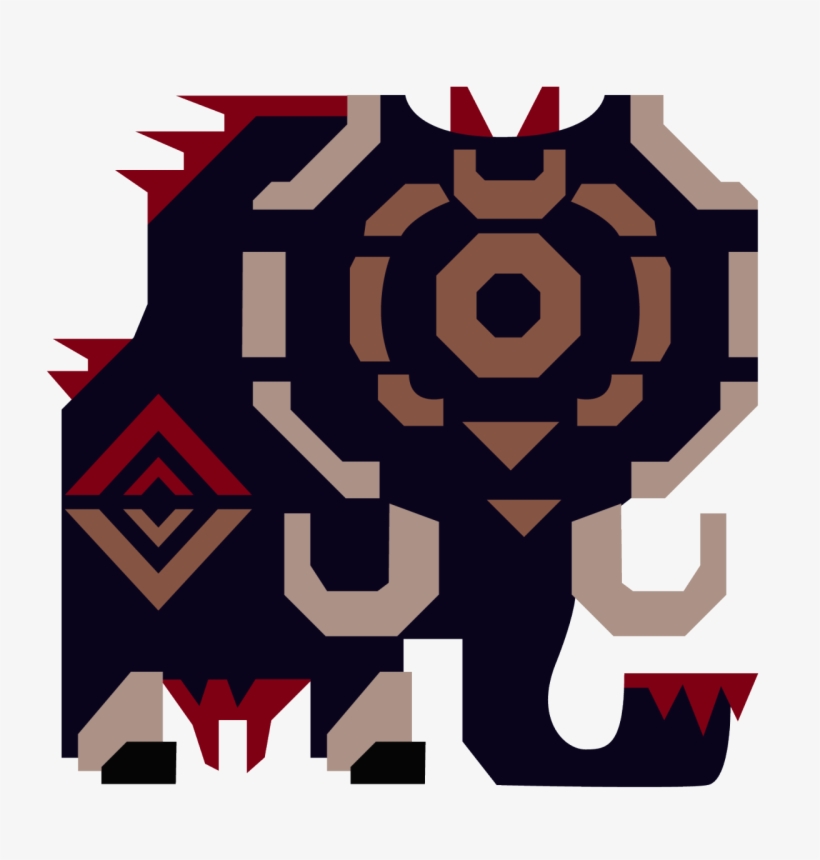 Mhx Gamuto Icon Monster Hunter Art, Video Games, Logo, - Monster Hunter Gammoth Icon, transparent png download