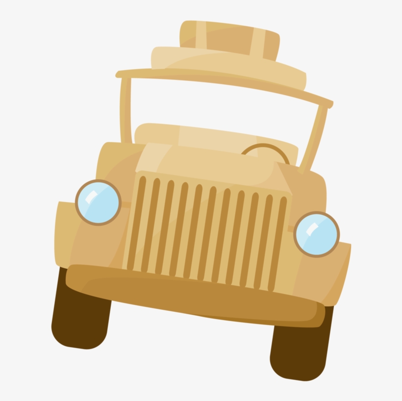 Safari Jeep Clipart Png - Jipe Safari Png, transparent png download