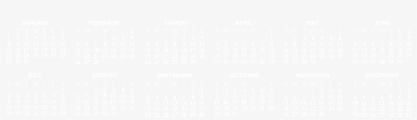 Calendario 2017 En Inglés - Oxford University Logo White, transparent png download