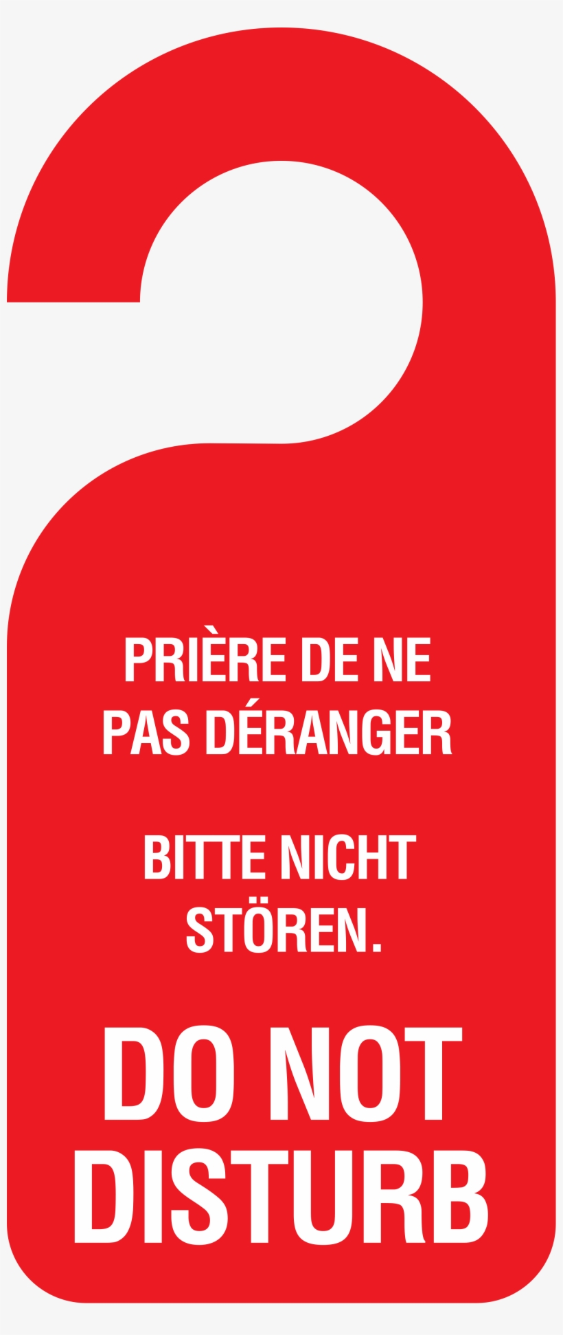 Open - Door Do Not Disturb Sign, transparent png download