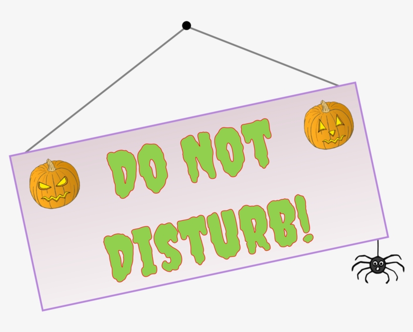 Do Not Disturbcover - Door Hanger, transparent png download