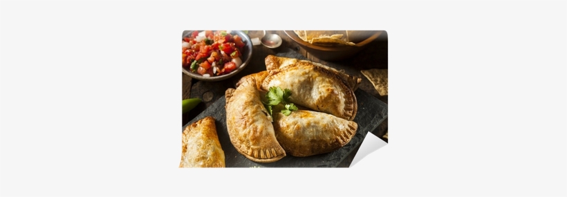 Homemade Stuffed Chicken Empanadas Wall Mural • Pixers® - Empanadas Shutterstock, transparent png download