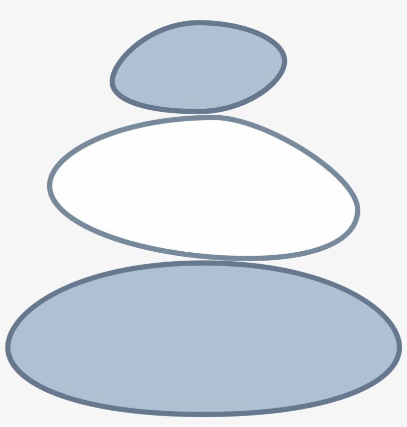 There Are Three Ovals Stacked High - Circle, transparent png download