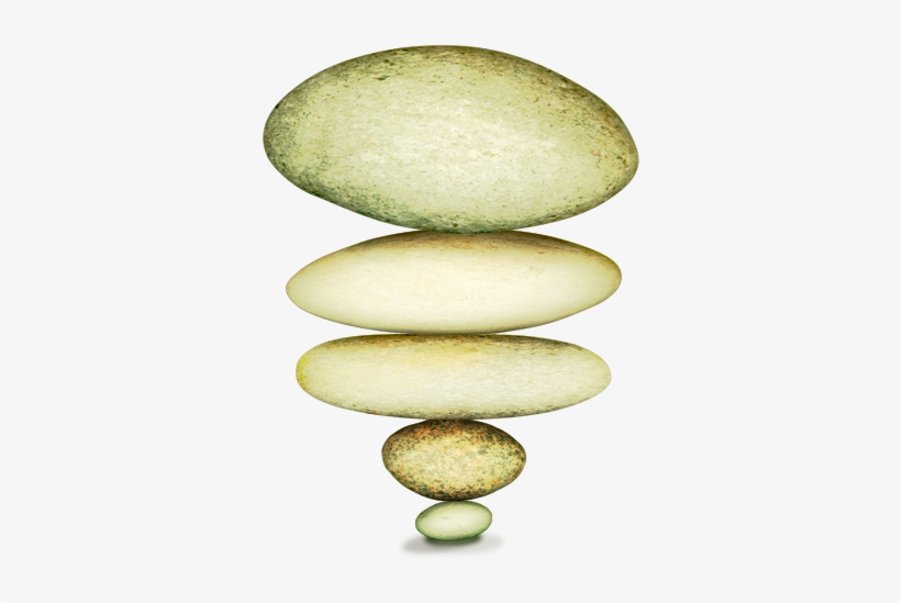 Image Of Reversed Stack Stones - Pebble, transparent png download