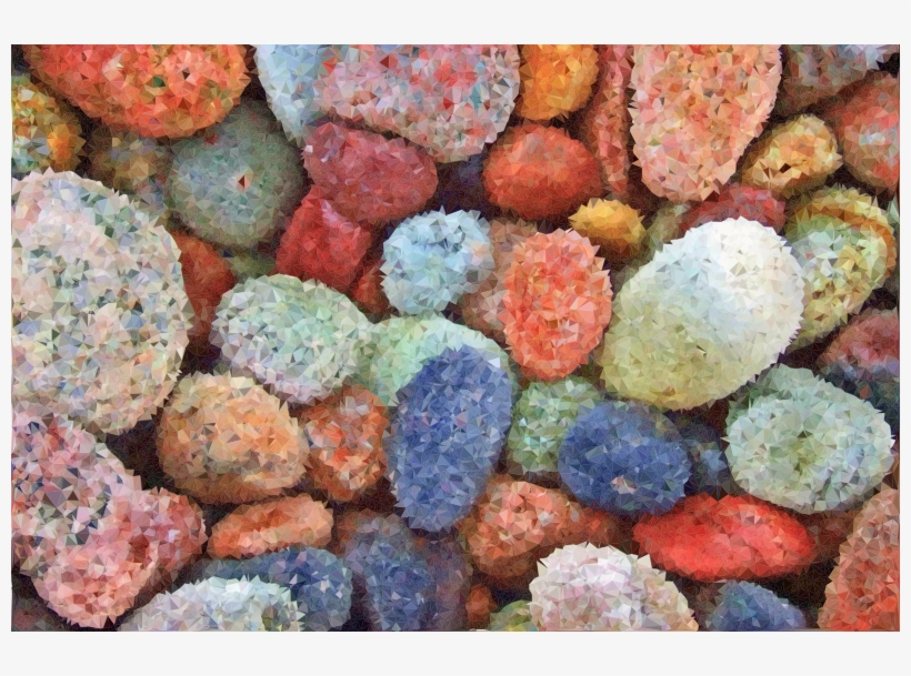 Medium Image - Colorful Stones Png, transparent png download