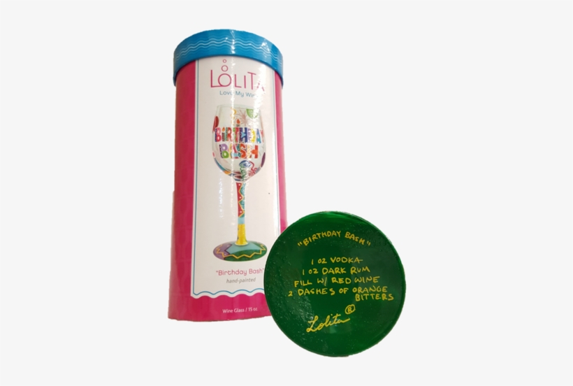 Wine Glass Lolita Birthday Bash - Enesco Lolita Birthday Wine Glasses With Bottle Opener, transparent png download
